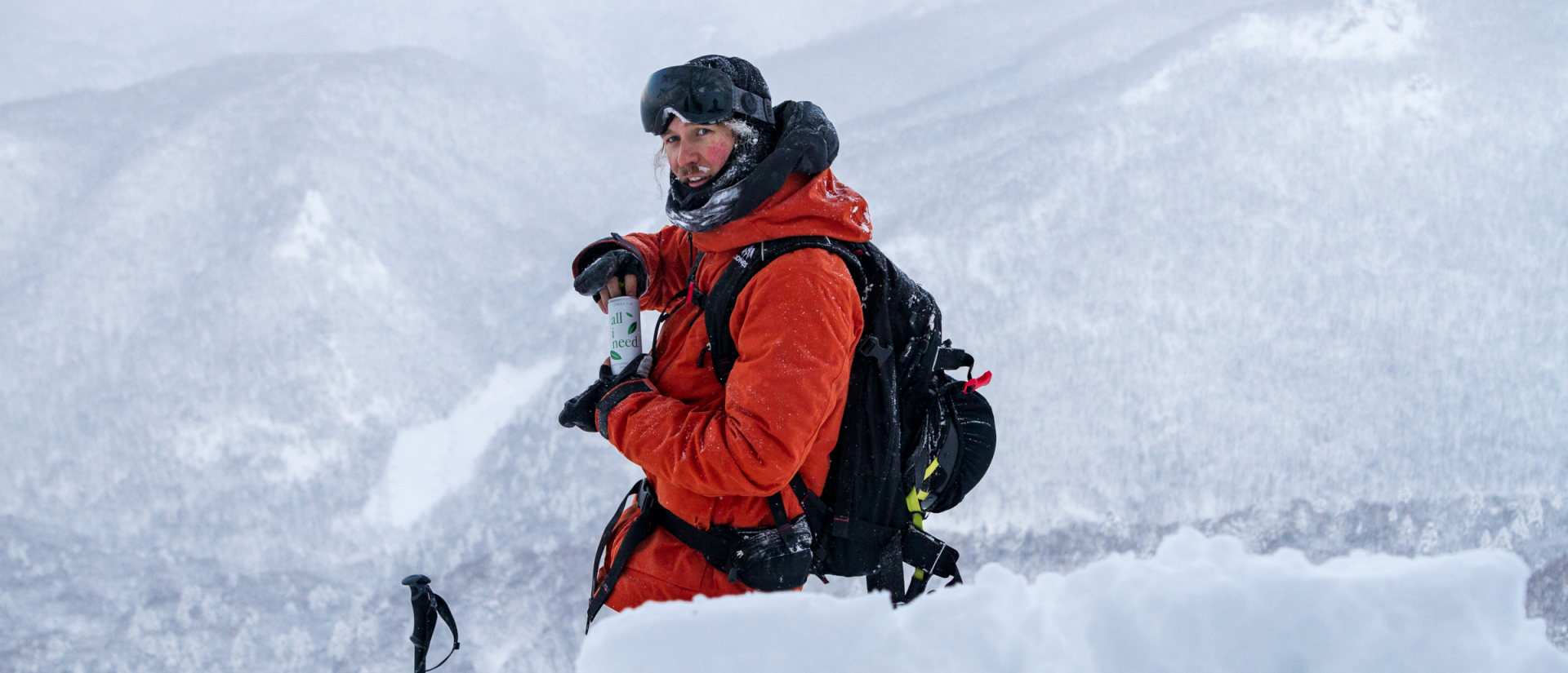 Andi Baumann, Splitboard, Snowboard, Japan, Niseko, Hokkaido