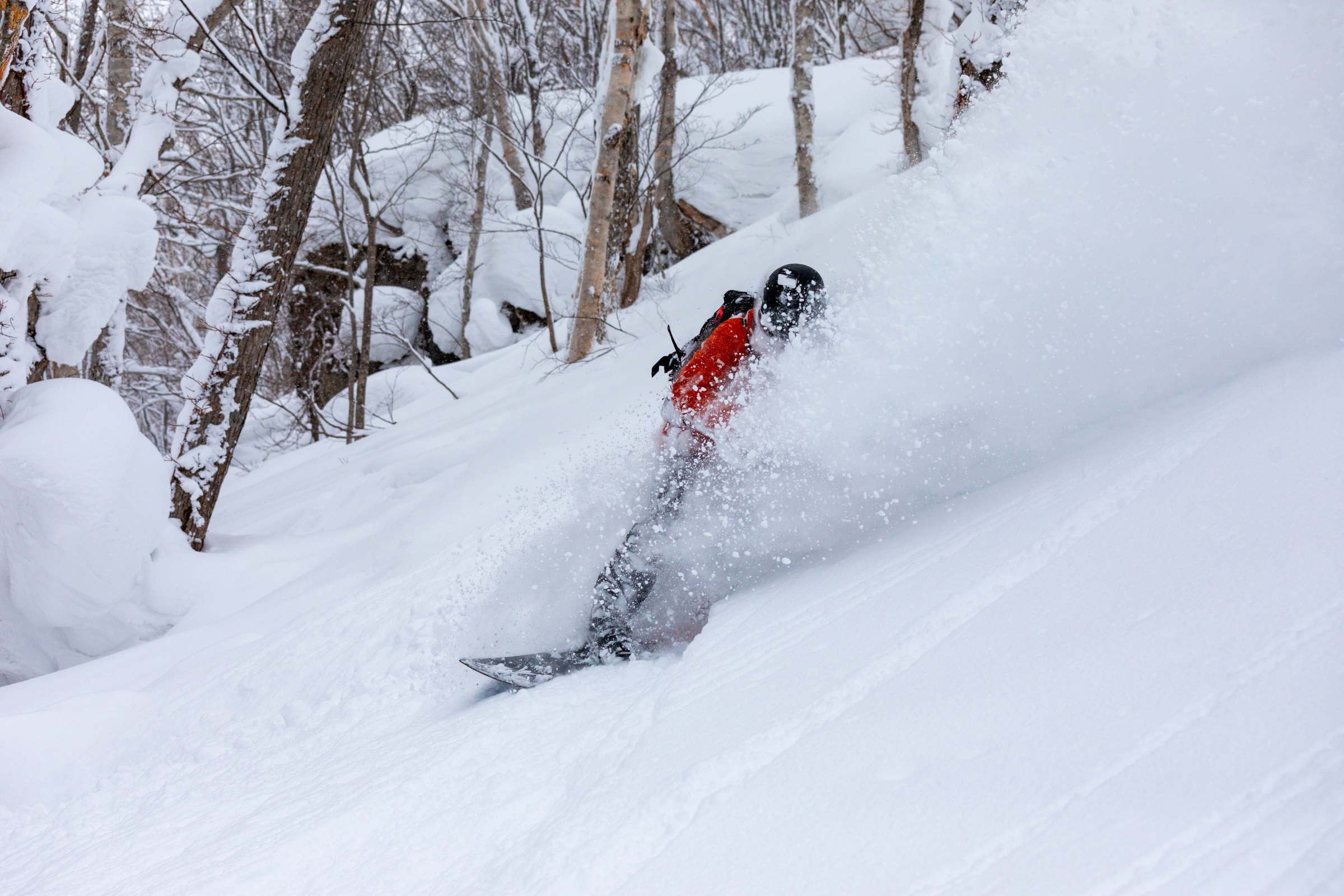 Andi Baumann, Splitboard, Snowboard, Japan, Niseko, Hokkaido